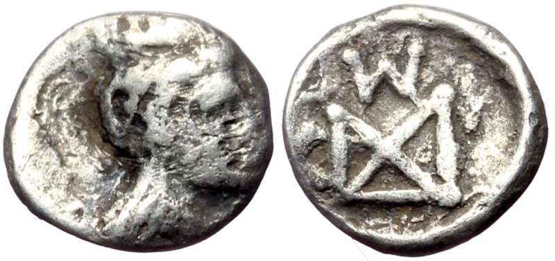 Unidentified Greek AR Hemiobol (Silver, 0.30g, 8mm)