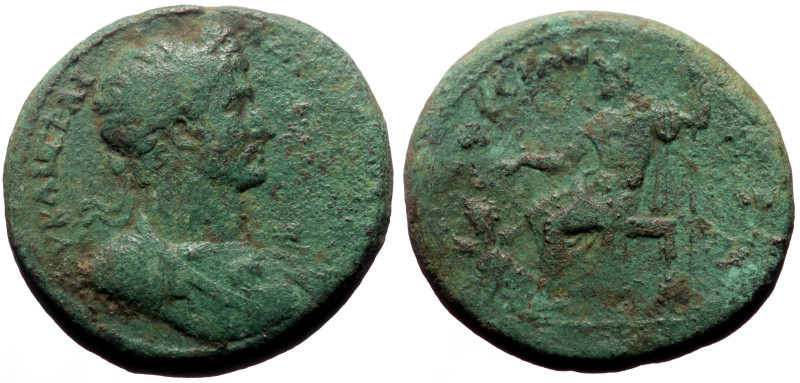 Ionia, Ephesus AE (Bronze, 19.50g, 30mm) Hadrian (117-138) 
Obverse: ΑΥ ΚΑΙ ΤΡΑ ...