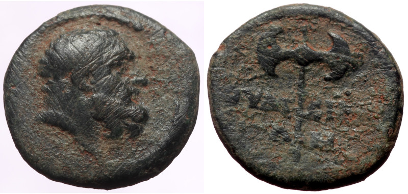 Lydia, Thyatira AE (Bronze, 2.53g, 17mm) Uncertain reign, Issue: Probably Neroni...