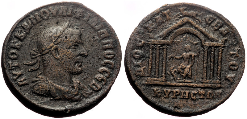 Cyrrhestica, Cyrrhus AE (Bronze, 17.41g, 29mm) Philip I (244-249) 
Obv: AYTOK K ...