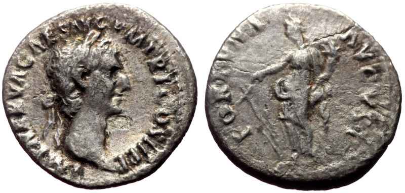 Nerva (96-98). AR Denarius (Silver, 19mm, 2.77) Rome, 96. 
Obv: IMP NERVA CAES A...