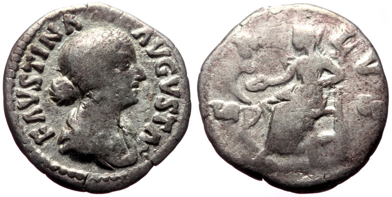 Faustina II (Augusta, 147-176) AR Denarius (Silver, 2.82g, 18mm) Rome.
Obv: FAVS...