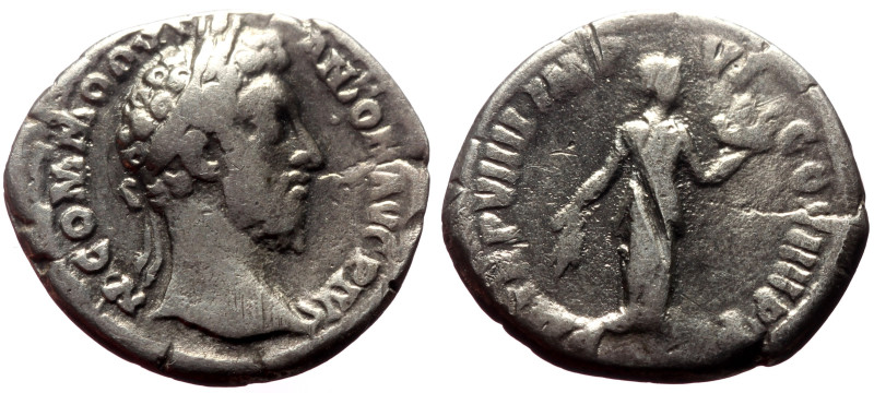 Commodus (177-192) AR Denarius (Silver, 2.44g, 18mm) Rome, 183-184. 
Obv: M COMM...