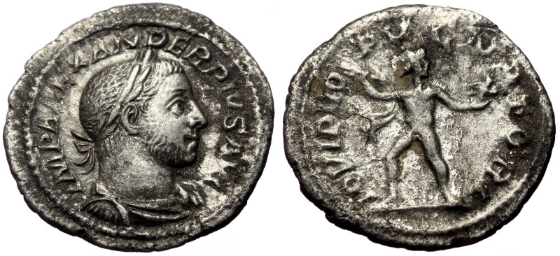 Severus Alexander (222-235) AR Denarius (Silver, 3.04g, 20mm) Rome
Obv: IMP ALEX...