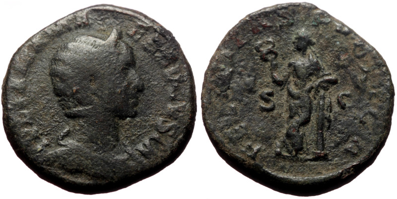 Julia Mamaea AE Sestertius (Bronze, 19.08g, 29mm) Rome, 222-235. 
Obv: IVLIA PIA...