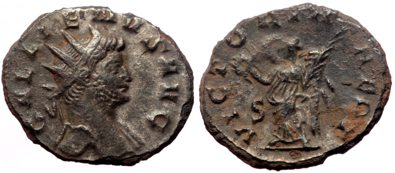 Gallienus (253-268) AE Antoninianus (Bronze, 2.15g, 21mm) Rome, 265.
Obv: GALLIE...