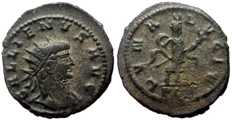 Gallienus (253-268) Silvered AE Antoninianus (Bronze, 3.30g, 23mm) Antioch.
Obv:...