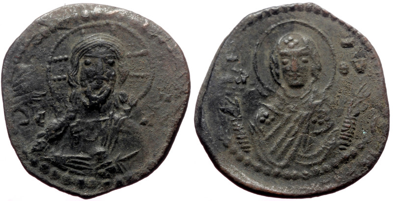 Anonymous Folles. temp . Alexius I (1081-1118) AE Follis (Bronze, 27 mm, 5.95g) ...