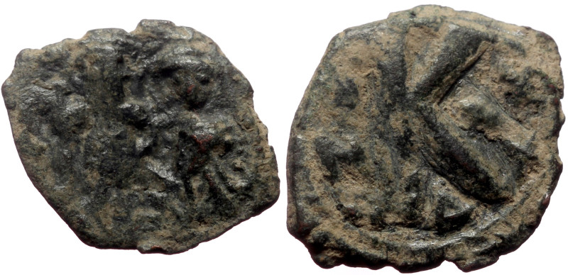 Unidentified Byzantine Half Follis (Bronze, 1.66g, 18mm)