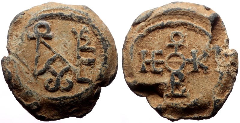 Unidentified Byzantine Pb Seal (13.36g, 25mm)