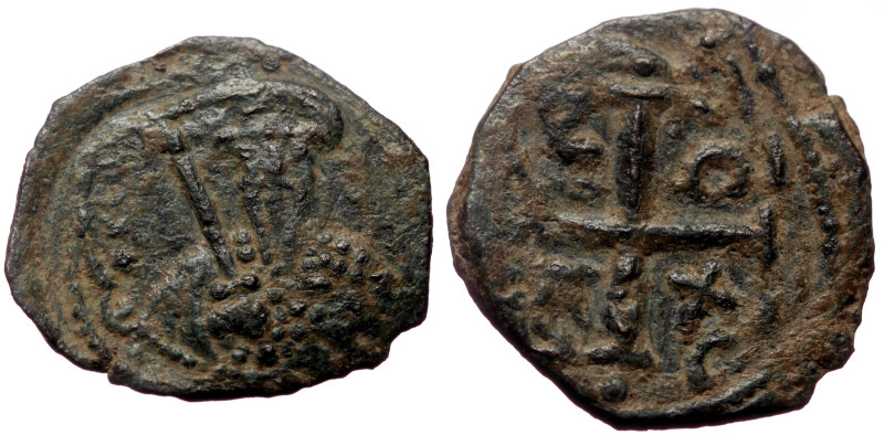 Crusaders Principality of Antioch, Tancred (Regent, 1101-1112) AE Follis (Bronze...