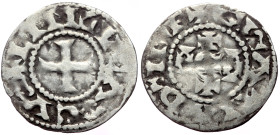 France, Odo (887-898) AR Denarius (Silver, 1.34g, 24mm) Limoges ca 980
Obv: GRATIA D - I REX, Monogram of Odo
Rev: LIMOVICAS CIVIS, Cross
Ref: MEC.197...