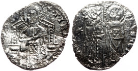 Italy, Venice Grosso or half Grosso (Silver, 1.07gg, 21mm) Tommaso Mocenigo, 1413-1423. 
Obv: TOM MOCENIGO / DVX / •S•M•VENETI St. Mark, on the right,...