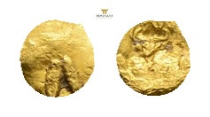 Greek gold obol 0,22 g. 5,2 mm.