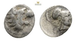 PAMPHYLIA, Side. Circa 400-380 BC. AR Obol, 0,68 g. 10,1 mm.