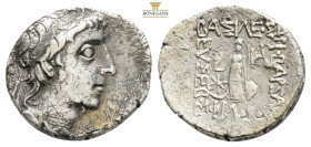 Greek KINGS OF CAPPADOCIA, Ariobarzanes III Eusebes Philoromaios (Circa 52-42 BC) AR Drachm (17,4 mm, 3.3 g)
Obv: Diademed head right.
Rev: ΒΑΣΙΛΕΩΣ...