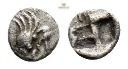 Greek silver coins obol 0,55 g. 8,4 mm.