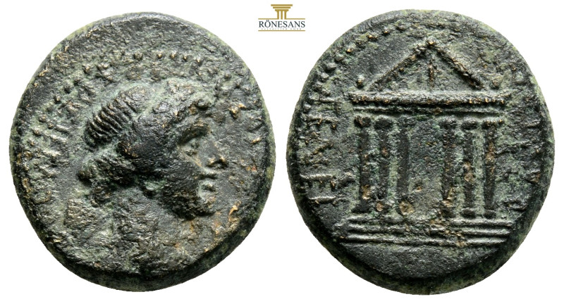 PHRYGIA, Hierapolis. Pseudo-autonomous issue. Time of Claudius, 41-54 AD. Æ M. S...