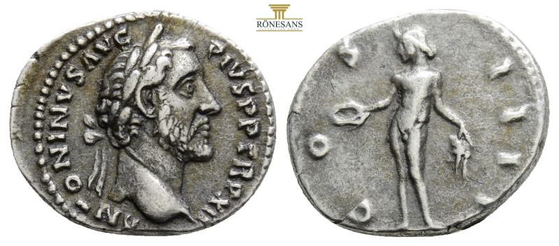 Antoninus Pius-138-161
Denarius Rome 153/154. Av.: ANTONINVS AVG PIVS PP TR P X...