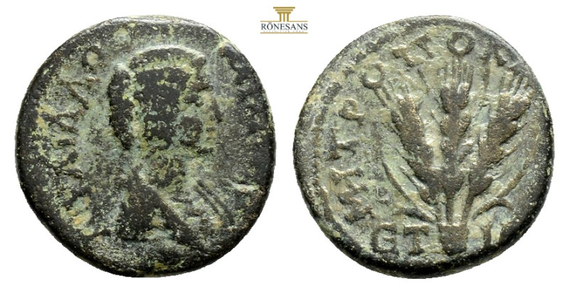 CAPPADOCIA. Caesarea. Julia Maesa (Augusta, 218-224/5). Ae. 7,4 g. 20,9 mm.
Obv...