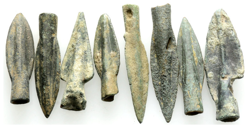 Ancıent Roman Bronze Arrow Heads 8 lots