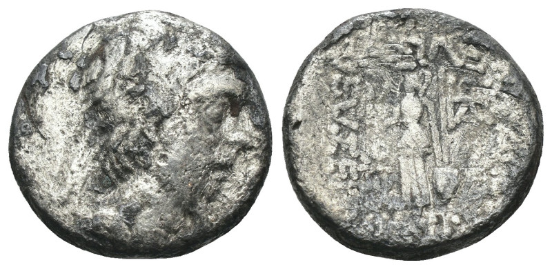 Kingdom of Cappadocia. Ariobarzanes II. Philopator (56-55 BC). AR Drachm. Eusebe...