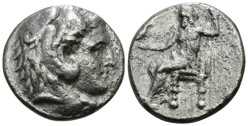 Macedonia. Alexander the Great. (336-323 BC) AR Tetradrachm. Obv: head of Alexan...