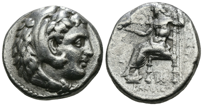 Macedonia. Alexander the Great. (336-323 BC) AR Tetradrachm. Obv: head of Alexan...