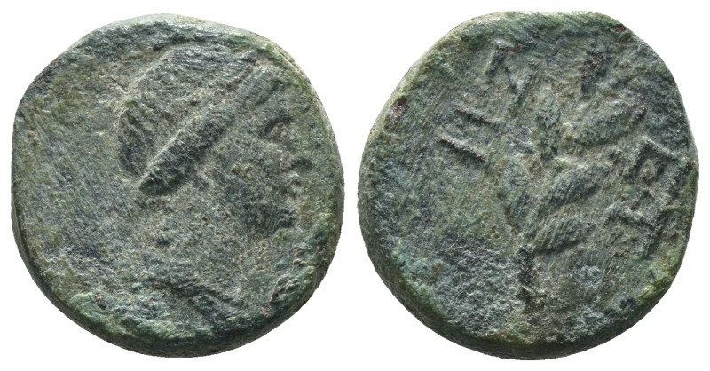 Seleucis and Pieria under Nero. (50-60AD). Pseudo-autonomous Bronze Æ. Antioch. ...