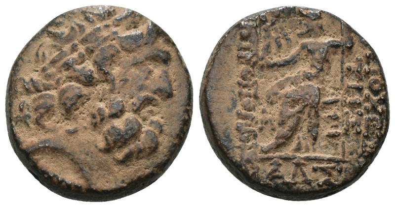 Syria. (41-16BC). autonomous Æ Tetrachalkon. Antioch. Weight 7.69 gr - Diameter ...