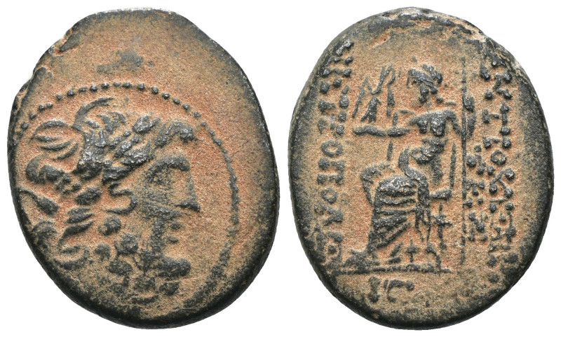 Syria. (41-16BC). autonomous Æ Tetrachalkon. Antioch. Weight 7.83 gr - Diameter ...