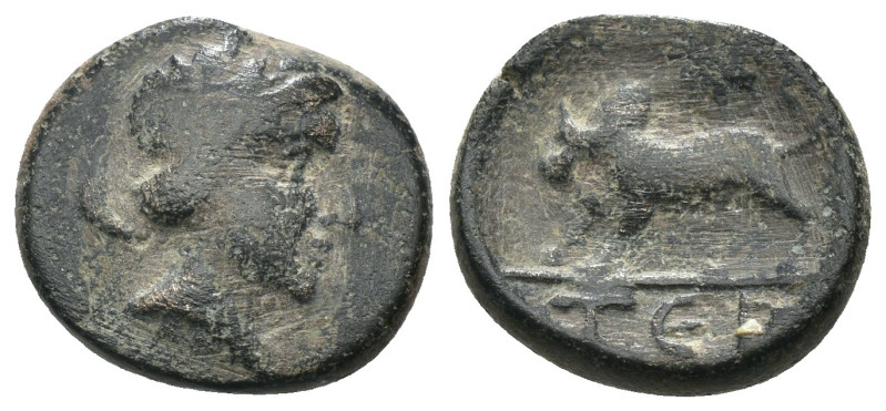 greek. uncertain. Bronze Æ. Weight 2.67 gr - Diameter 15 mm