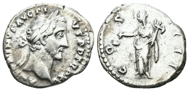 Antoninus Pius. (152-153 AD) AR Denar. Rome. Obv: ANTONINVS AVG PIVS P P TR P XV...