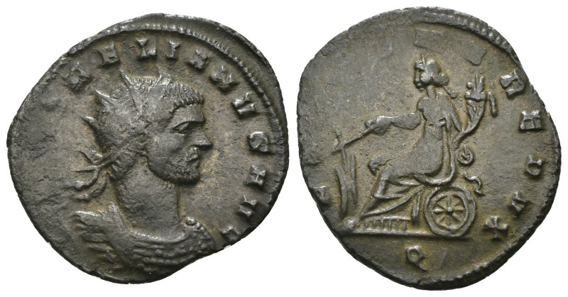 Aurelian. (270-275 AD). Æ Antoninian. Siscia. Obv: IMP AVRELIANVS AVG. cuirassed...