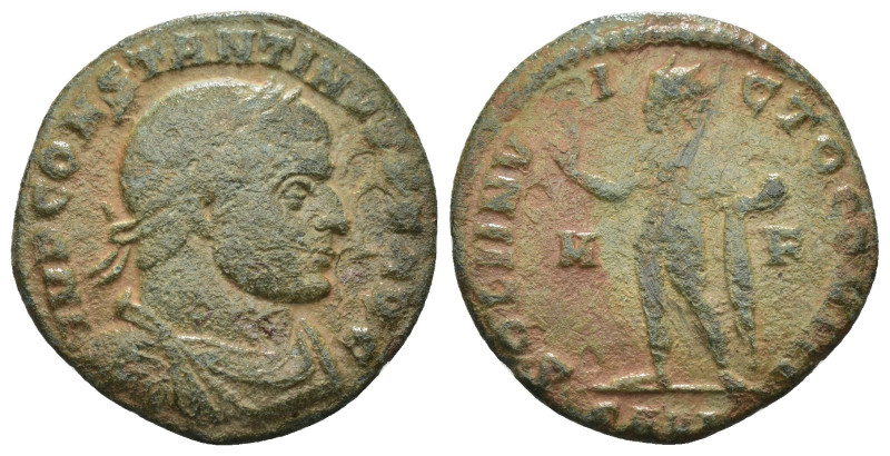 Constantinus I. (307-337 AD). Follis. Antioch. Obv: CONSTANTINVS AVG. laureate b...