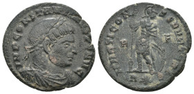 Constantinus I. (307-337 AD). Follis. Antioch. Obv: CONSTANTINVS AVG. laureate bust of Constantinus right. Rev: MARTI CONSERVATORI AVG. Mars standing ...