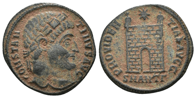 Constantinus I. (307-337 AD). Follis. Antioch. Obv: CONSTANTINVS AVG. laureate b...