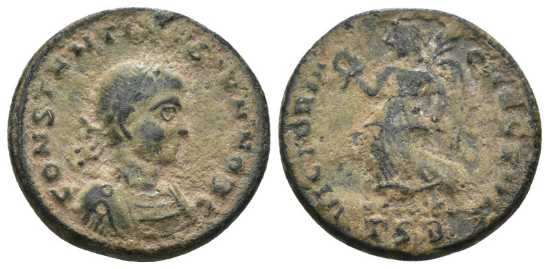 Constantinus II. (307-337 AD). Follis. Thessalonica. Obv: CONSTANTINVS IVN NOB C...