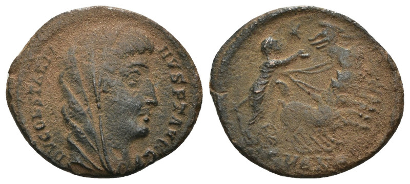 Divus Constantinus I. (337-340 AD). Æ Follis. Alexandria. Obv: DV CONSTANTINVS P...