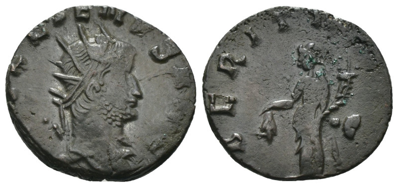 Gallienus. (253-268 AD) BI Antoninianus. Rome. Obv: GALLIENVS AVG. cuirassed bus...