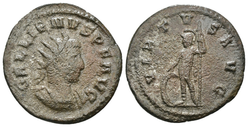 Gallienus. (260 AD) BI Antoninianus. Antioch. Obv: IMP C P LIC GALLIENVS P F AVG...