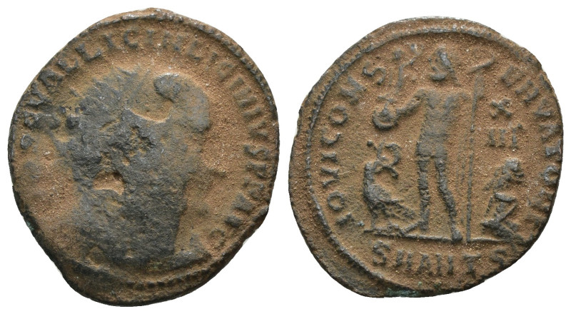 Licinius I. (321-323 AD). Follis. Antioch. Obv: IMP C VAL LICIN LICINIVS P F AVG...