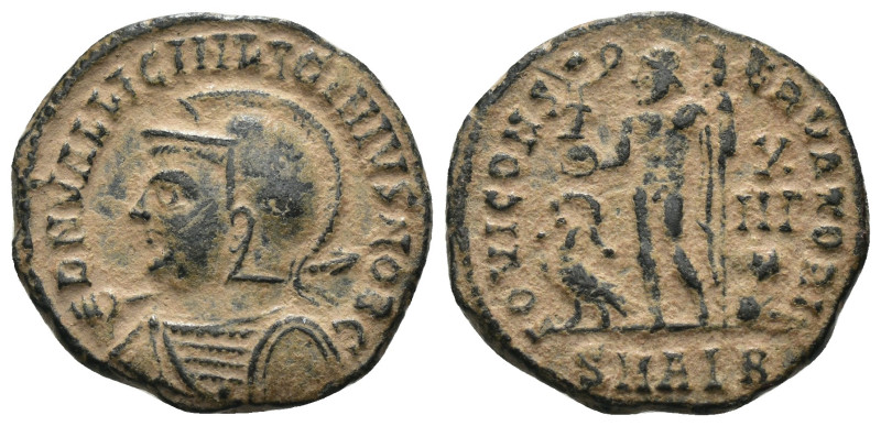 Licinius II. (317-324 AD). Follis. Alexandria. Obv: D N VAL LICIN LICINIVS NOB C...