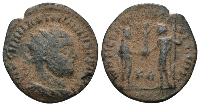 Maximianus. (285-295 AD). Æ Antoninian. Antioch. Obv: GAL VAL MAXIMIANVS PF AVG....