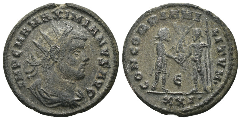 Maximianus. (285-295 AD). Æ Antoninian. Antioch. Obv: GAL VAL MAXIMIANVS PF AVG....