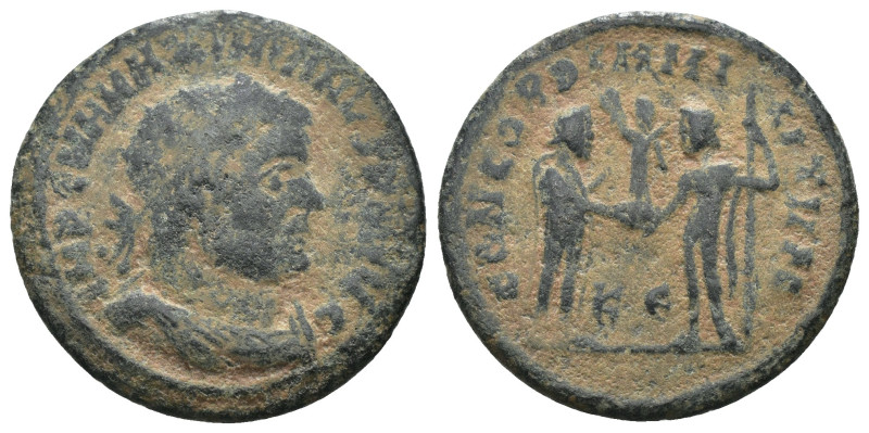 Maximianus. (285-295 AD). Æ Antoninian. Antioch. Obv: IMP CMA MAXIMIANVS PF AVG....