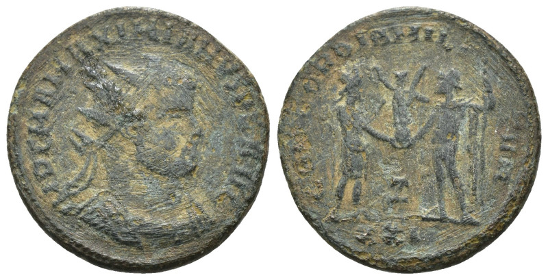 Maximianus. (285-295 AD). Æ Antoninian. Antioch. Obv: IMP CMA MAXIMIANVS PF AVG....