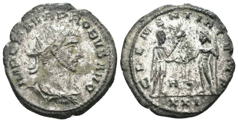 Probus. (276-282 AD). Æ Antoninian. Antioch. Obv: IMP C M AVR PROBVS AVG. radiat...