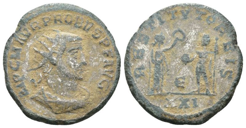 Probus. (276-282 AD). Æ Antoninian. Antioch. Obv: IMP C M AVR PROBVS P F AVG. ra...