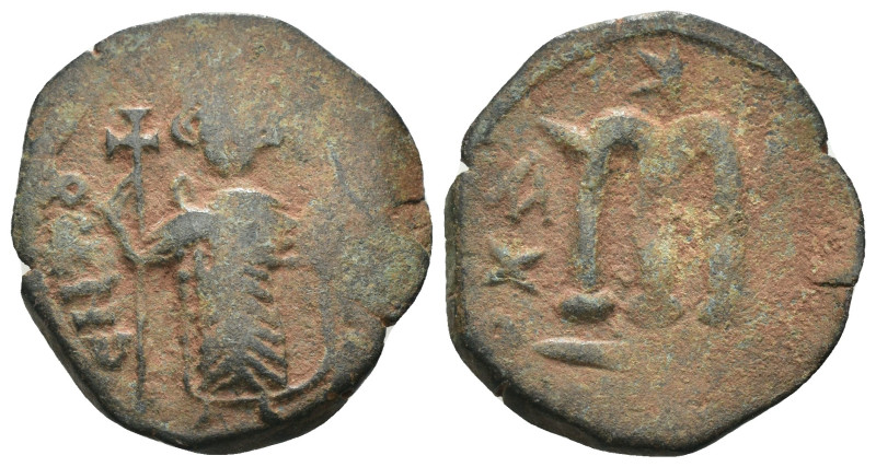 Byzantine Empire. undefined. (6.-9. Century AD). Æ Follis. Constantinople. Weigh...